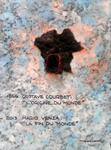 mario <strong>venza</strong> - 1866 Gustave Courbet: l'origine du monde, 2013 Mario Venza: la fin du monde - art contemporain