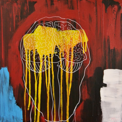 JYD - Golden Brain - art contemporain