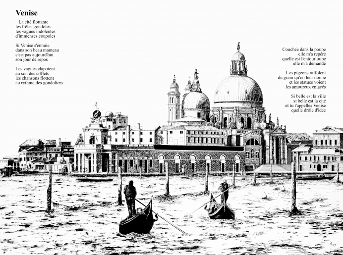 LucArtInks - Venise - art contemporain