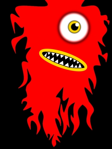 Ben Dante - Fire monster - art contemporain
