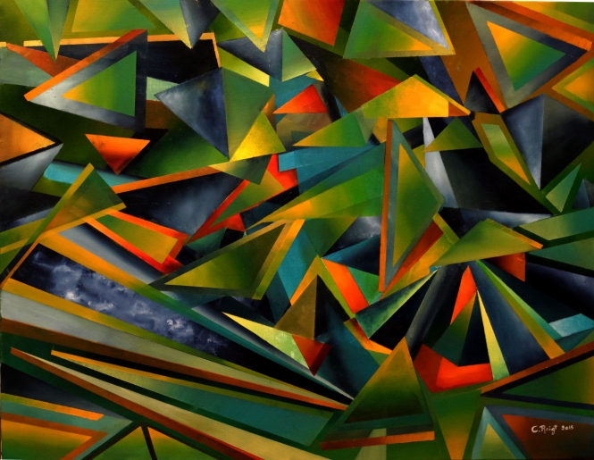 Roigt - géométrie 12 - art contemporain