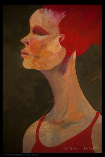 tim - femmes rouge - art contemporain