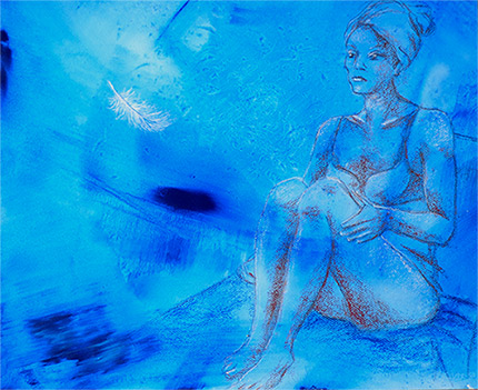 Rachel Ritter - Pièce bleue - art contemporain