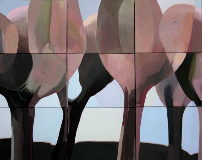 Dorothée <strong>Sadowski</strong> - arbres chairs - art contemporain