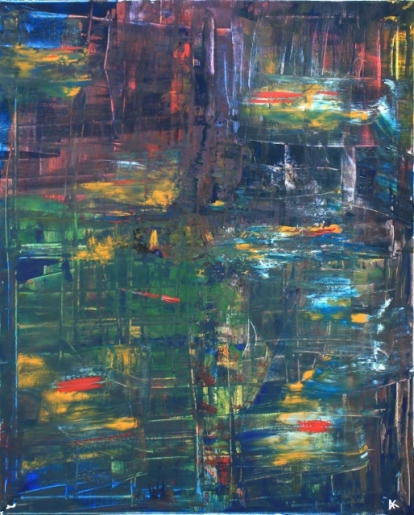 Ali Kedjam - hommage à Monet - art contemporain
