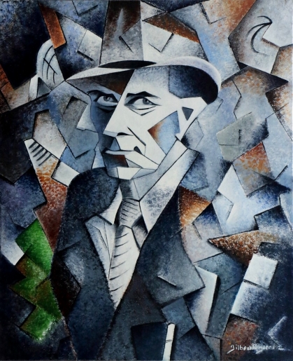 Gilbert RAGUENEZ - Hommage à Georges Braque - art contemporain