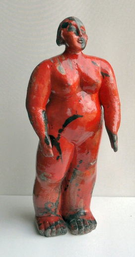 Sylvie Hébrard - Femme Rouge - art contemporain