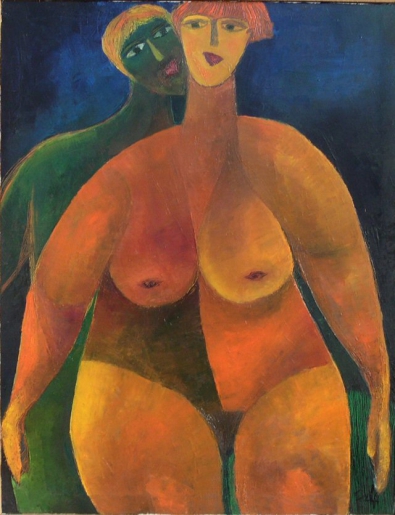 Sylvie Hébrard - Adam et Eve - art contemporain