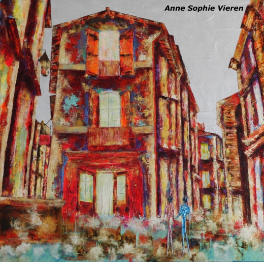 Anne sophie Vieren - Commencement ... Thème coeur de ville - art contemporain